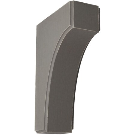 Ekena Millwork 1 3/4"W x 4"D x 6"H Clarksville Wood Vintage Decor Bracket, Reclaimed Grey BKTWD02X04X06CVGY